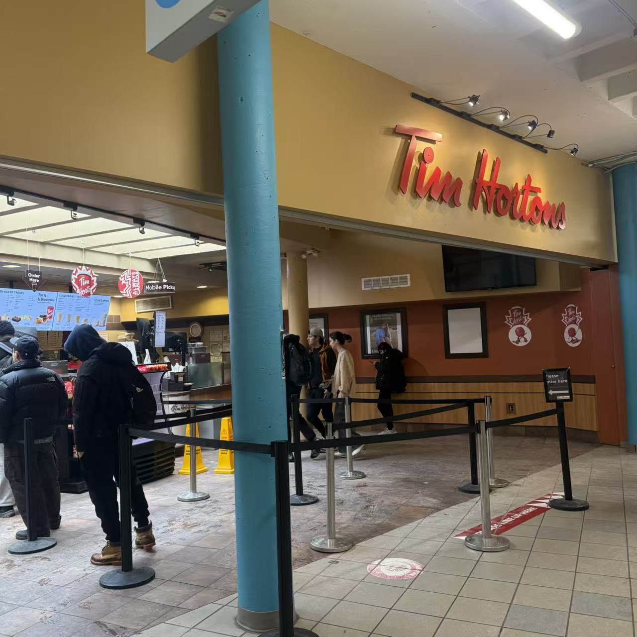 The sound in Tim Hortons