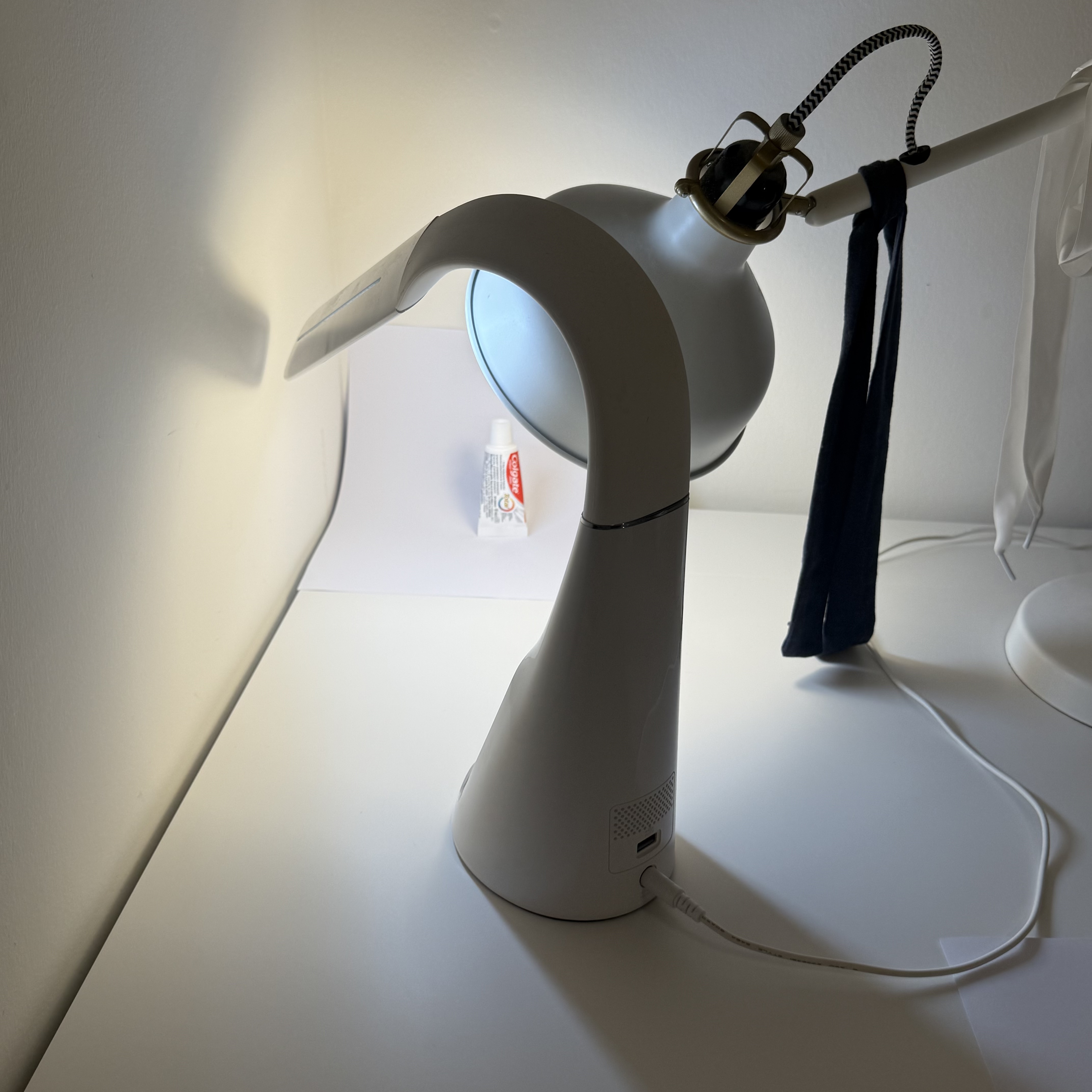 It shows I set the lights in different way to get the best photos