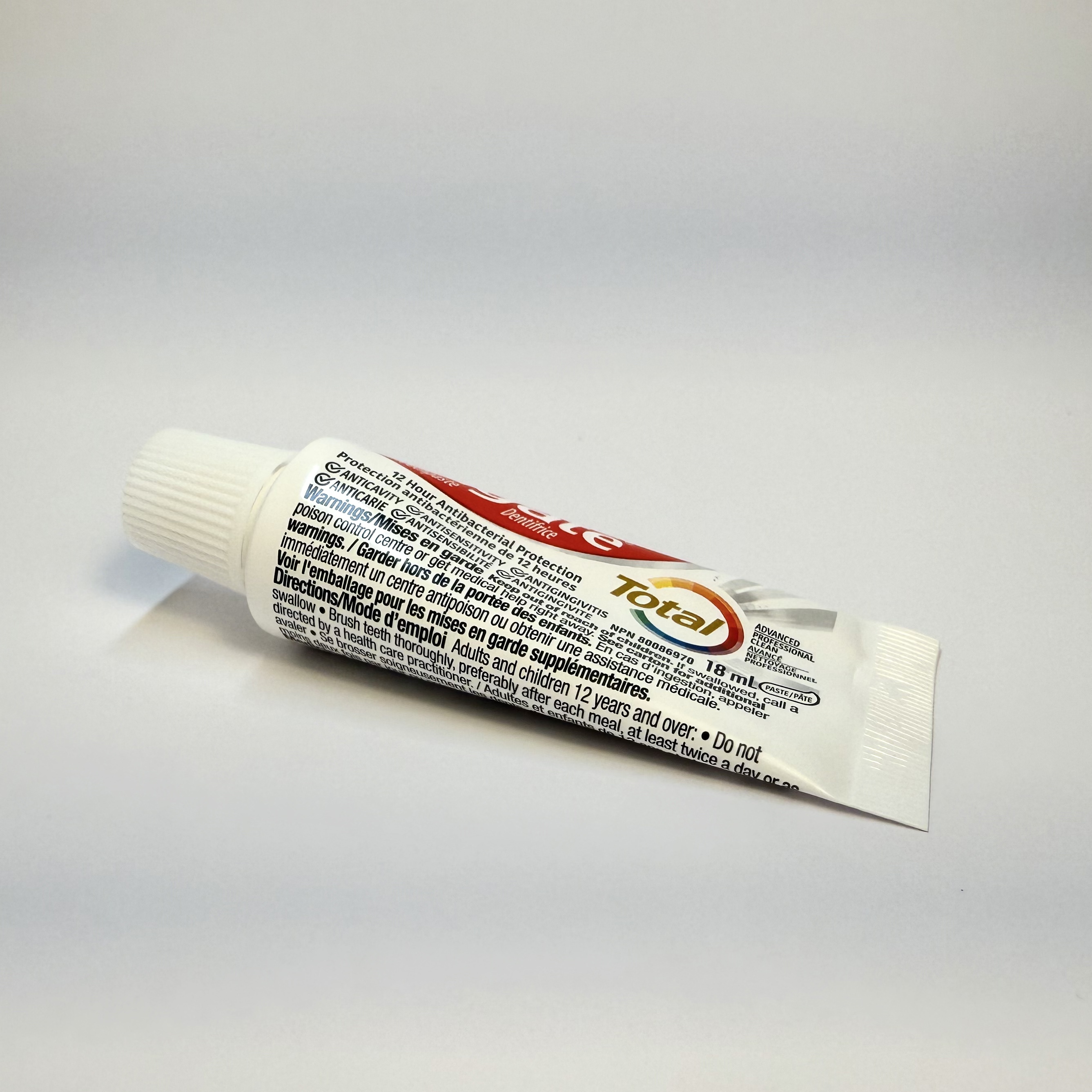 primitive shapes: toothpaste angle 1, side view of lying down position