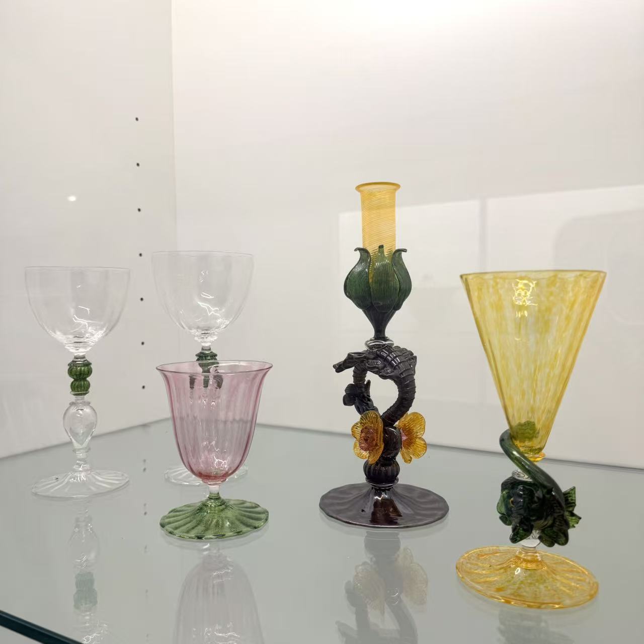 The material is glass. The program asscociated with using them is Honours Bachelor of Craft and Design (Glass) <div class='container'><iframe class='responsive-iframe' src='https://www.youtube.com/embed/tgbNymZ7vqY'></iframe></div>