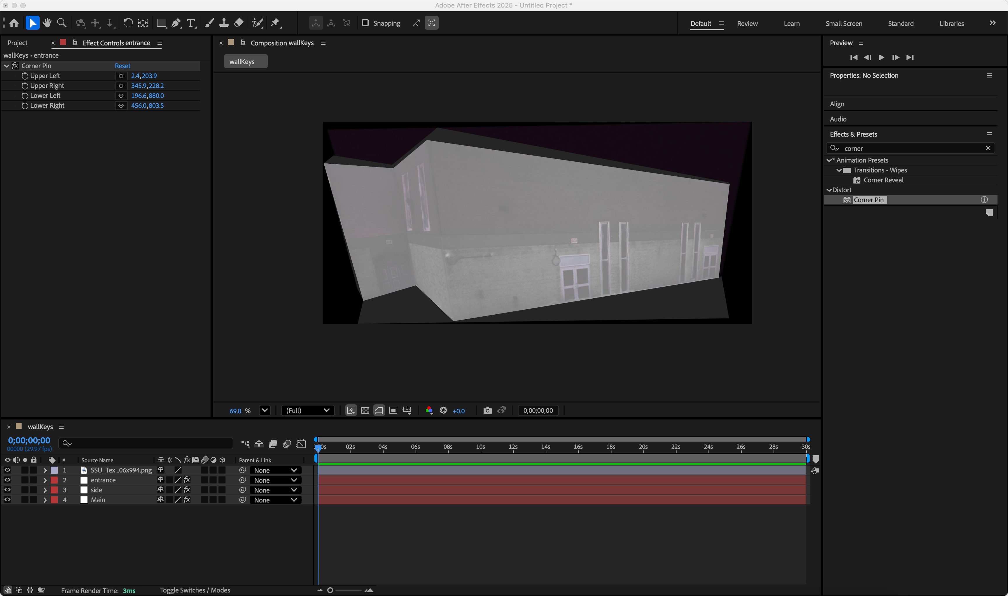 I add effect-corner pin to my Side and Entrance